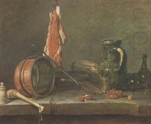 Jean Baptiste Simeon Chardin A Lean Diet  With Cooking Utensils (mk05) china oil painting image